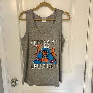Cookie Monster tank top